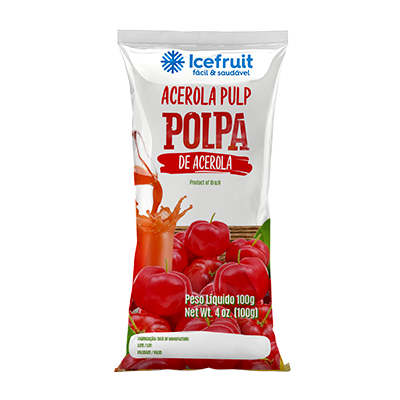 Polpa de Fruta Congelada 100g - Acerola