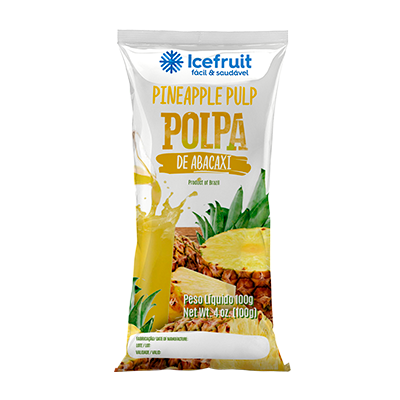 Polpa de Fruta Congelada 100g - Abacaxi