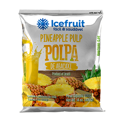 Polpa de Fruta Congelada 400g - Abacaxi