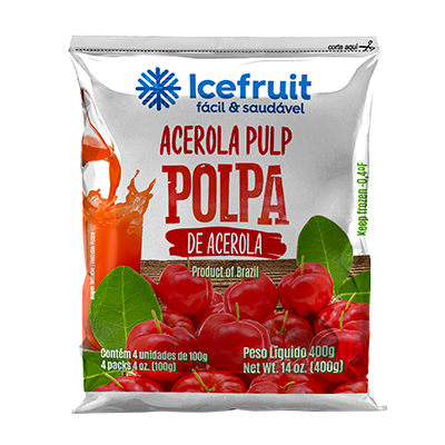 Polpa de Fruta Congelada 400g - Acerola